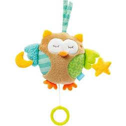 Fehn Sleeping Forest boîte à musique hibou 18 cm