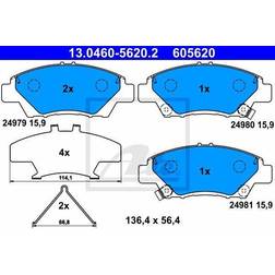 ATE Jarrupalat HONDA 13.0460-5620.2