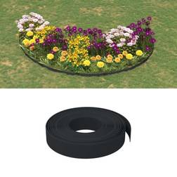 vidaXL Garden Edgings 5 Black