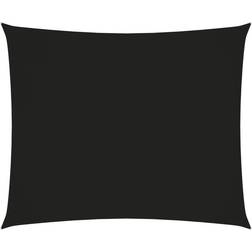 vidaXL Parasole a Vela Oxford Rettangolare 3x4 m Nero