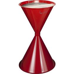 Var Conical ashtray made of metal, sheet steel, powder coated, flame