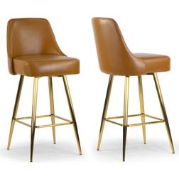 Glamour Home Set of 2 Auren Bar Stool