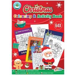 Grafix Christmas Coloring Activity Book A4