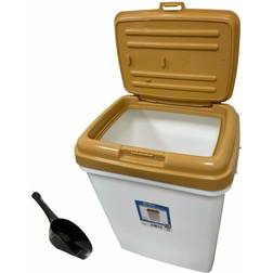 Quickdraw Pet Food Container Dog Cat Animal 15kg Dry Feed Box Bin