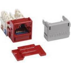 Modular jack Kat6A MGS600 rød