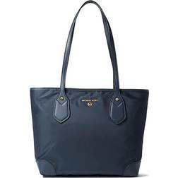 Michael Kors Eva Small Nylon Top Zip Tote Navy Navy