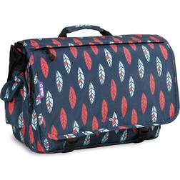 J World Thomas Laptop Messenger Bag - Navy/Red