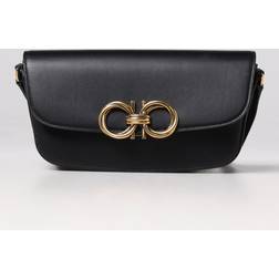 Ferragamo Flap Trapezio Skuldertaske - Sort