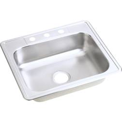 Elkay D125225 Dayton Stainless Steel Single Bowl Top Mount Sink with 5 Holes
