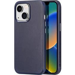 Dux ducis Naples iPhone 14 Læder Dækket Cover Blå