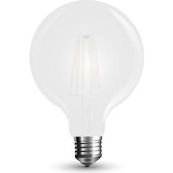 V-TAC 7W LED globepære Kultråd, E27, Ø12,5 cm, materet glas Nej