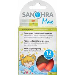 Sanohra Max Ørepropper Small 12-pack