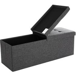 Songmics Folding 120L Capacity Storage Bench