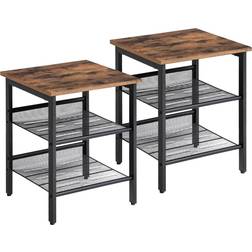 Vasagle 2 Tables d'appoint industriel Table Basse