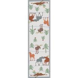 Ekelund CLUMSY MOOSE 35X120 Tischdecke Mehrfarbig