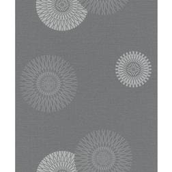 Rasch Eliel Grey Medallion Wallpaper