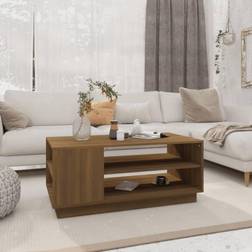 vidaXL Brown Oak 102 x 55 x 43 cm Coffee Table