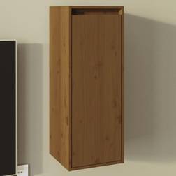 vidaXL Solid Wood Pine 30 x 30 x 80 cm Wall Cabinet