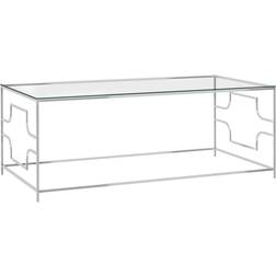 vidaXL Argenté 120x60x45 cm Acier Inoxydable Table Basse