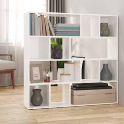 vidaXL 105x24x102 spånplade Bogreol