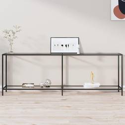 vidaXL Transparent 220x35x75.5 cm Table Console