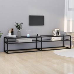 vidaXL genomskinlig 200x40x40,5 TV-bänk