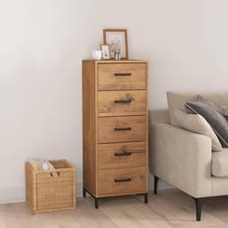 vidaXL 42x35x110 massivt genanvendt Kommode 110x110cm