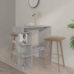 vidaXL concrete grey Bistro Bar Table