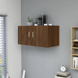 vidaXL Madera 80x39x40 cm Roble Marrón Armario de Pared