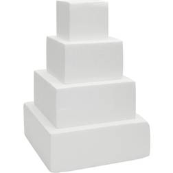 Bright Creations Square Foam Dummy Wedding Display Kakeform