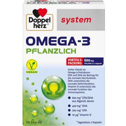 Doppelherz Omega-3 pflanzlich system Kapseln