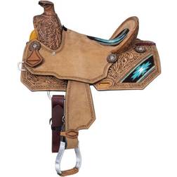 Royal Youth Aztec Wade Saddle 10in