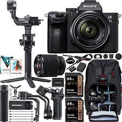 Sony a7 III Mirrorless Full Frame Camera 28-70mm Lens DJI RSC 2 Gimbal Filmmaker Kit