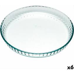 Pyrex Molde Para Tartas Classic Vidrio Transparente 25 x 25 x 4 cm 6 Unidades Bandejade Horno