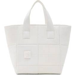 Desigual Midsize Patchwork Tote Bags - White