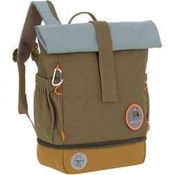 Lässig Mini Rolltop Rucksack Nature Olive