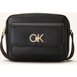 Calvin Klein Skuldertaske Med Lynlås - Sort