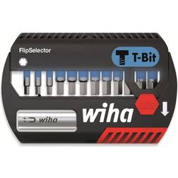 Wiha Bit Set FlipSelector T-Bit 25 mm Sechskant 13-tlg. 1/4"