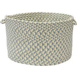 Colonial Mills OU59A018X018 Carousel Neon Navy 18 x18 x12 Basket Polypropylene Round.