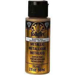 Antique Gold FolkArt Metallic Acrylic Paint 2oz