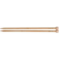 Clover Bamboo Single Point Knitting Needles 13"-14"-Size 3