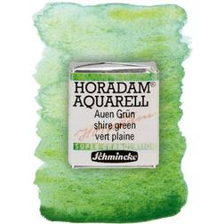 Schmincke Horadam Aquarell Artist Watercolor Shire Green, Supergranulation, Half Pan