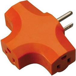 Southwire 172-09906-88-03 3-Outlet Power Adapter Orange