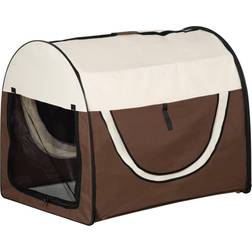 Pawhut Hundetransportbox XXL XXL: 97 71 76 LxBxH Hundebox Transportbox faltbar Hundetransportbox