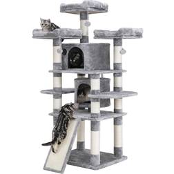 Feandrea Spacious Cat Tree with Perches and Scratching Board
