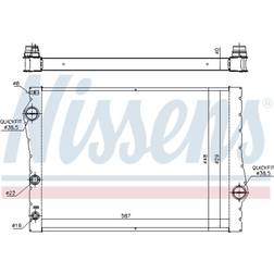 Nissens Nissens 60823 Kühler, Motorkühlung