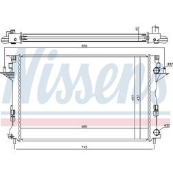 Nissens 63771 Kühler, Motorkühlung