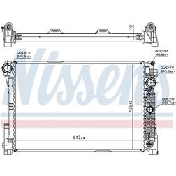 Kühler, Motorkühlung Nissens 67162