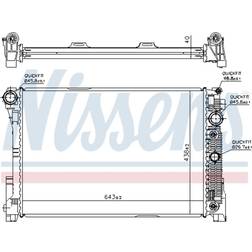 Nissens Kühler, Motorkühlung Nissens 67162