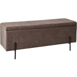 Nordic Furniture Group Bænk Deauville Med Opbevaring Brun Siddebænk